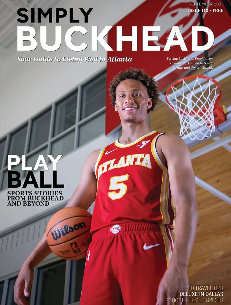 Simply Buckhead magazine cover featuring Dyson Daniels